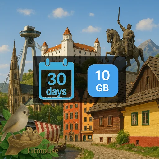 Slovakia - 10 GB - 30 Days
