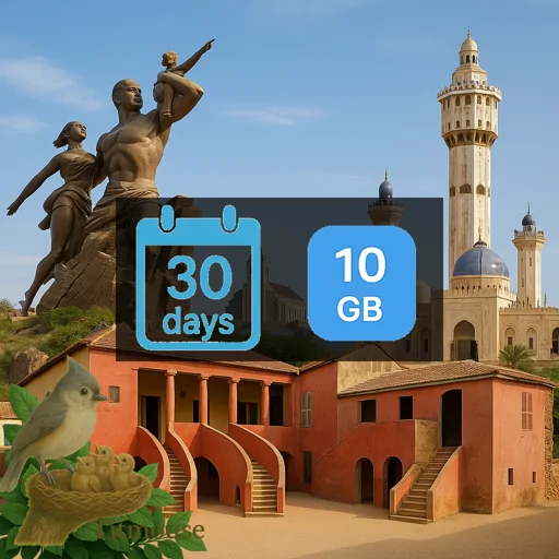 Senegal - 10 GB - 30 Days