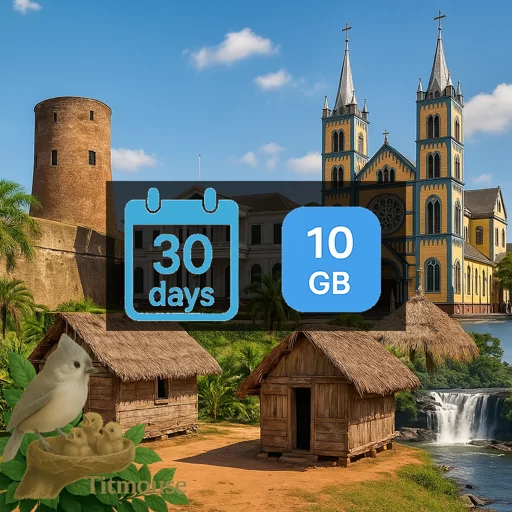 Suriname - 10 GB - 30 days