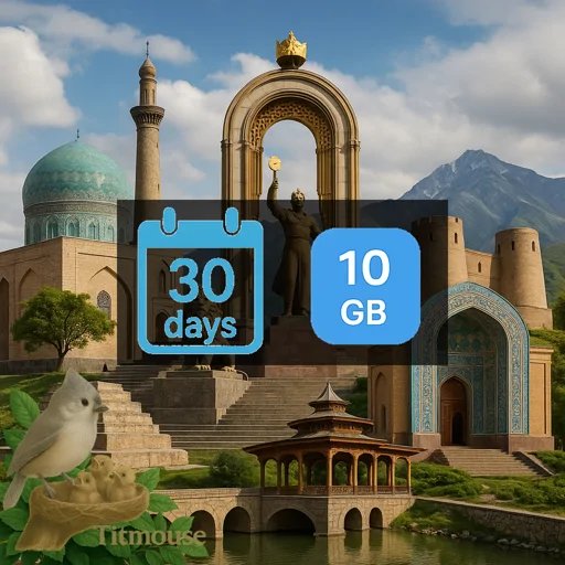 Tajikistan - 10 GB - 30 Days