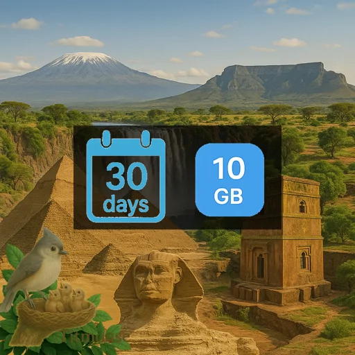Africa - 10 GB - 30 days