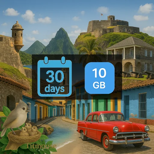 Caribbean Islands - 10 GB - 30 Days