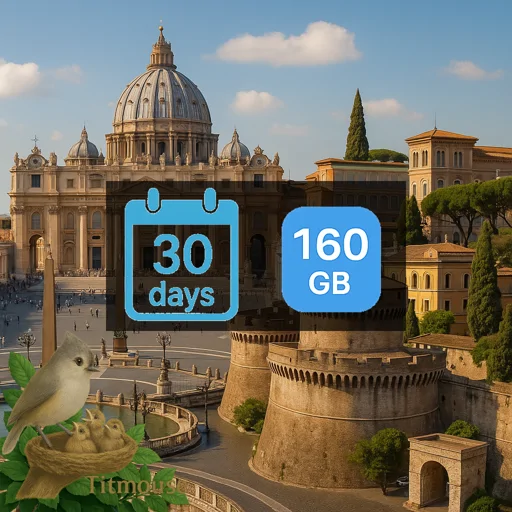 Vatican City - Unlimited - 30 Days