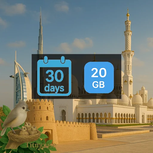 United Arab Emirates - 20 GB - 30 Days