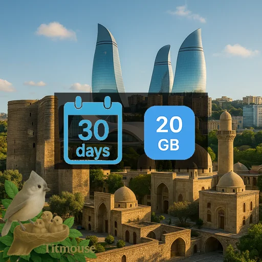 Azerbaijan - 20 GB - 30 days