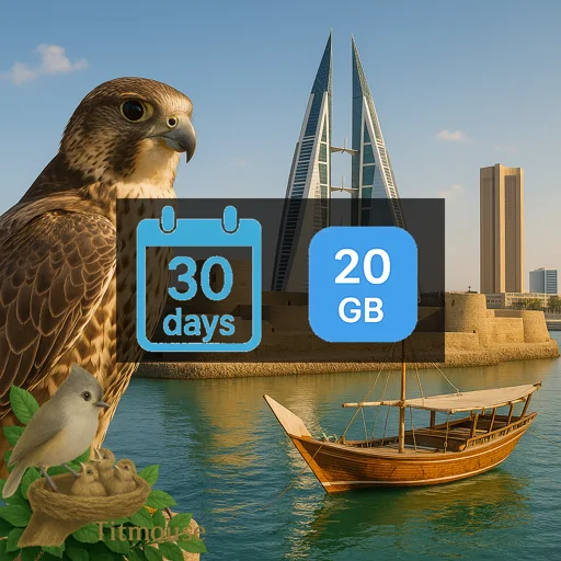 Bahrain - 20 GB - 30 Days