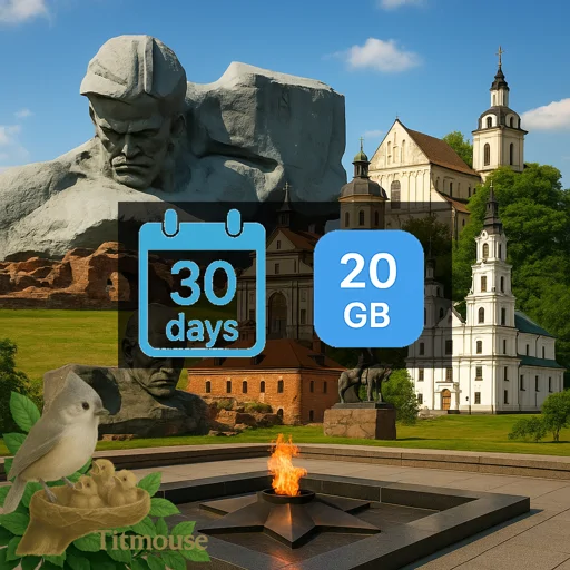 Belarus - 20 GB - 30 days
