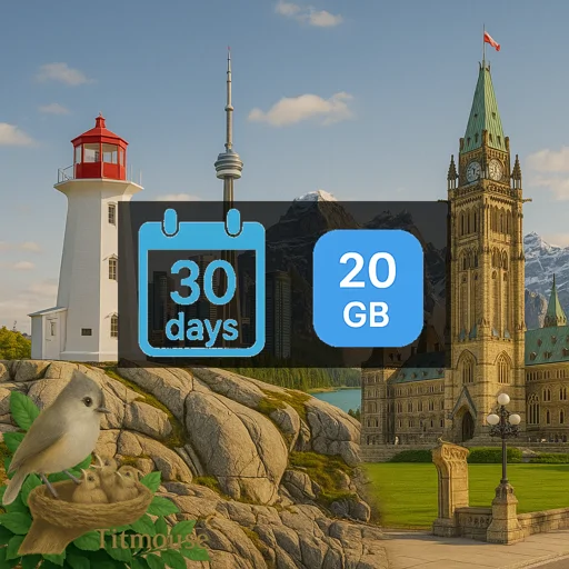Canada - 20 GB - 30 Days