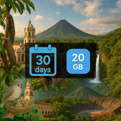Costa Rica - 20 GB - 30 days