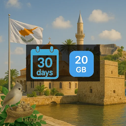 Cyprus - 20 GB - 30 days