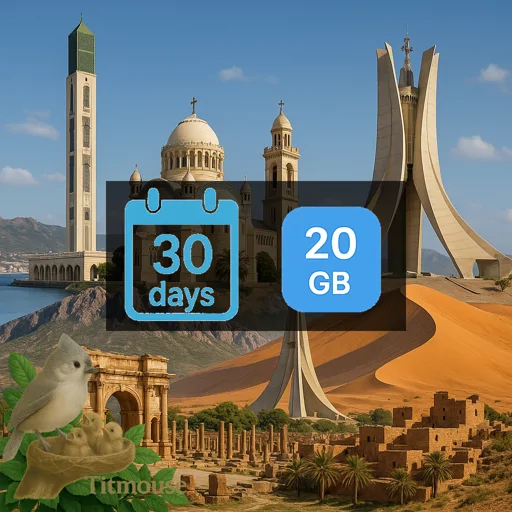 Algeria - 20 GB - 30 Days
