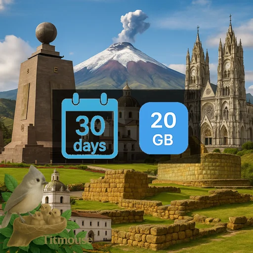 Ecuador - 20 GB - 30 days