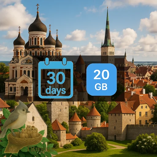 Estonia - 20 GB - 30 Days