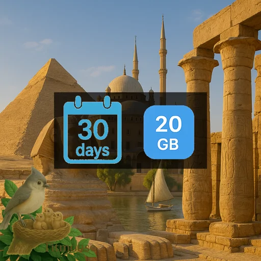 Egypt - 20 GB - 30 days