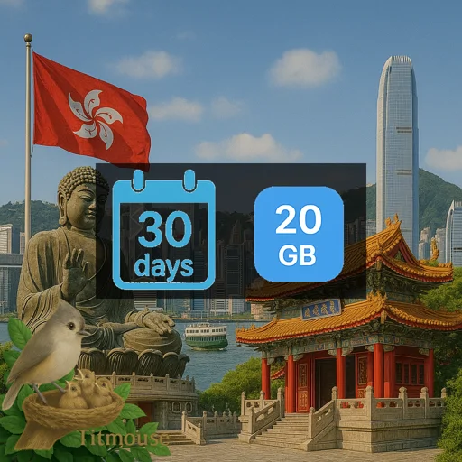 Hong Kong - 20 GB - 30 days