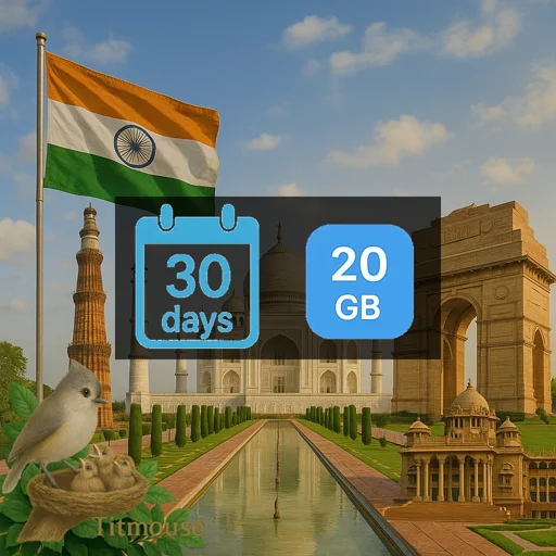 India - 20 GB - 30 Days