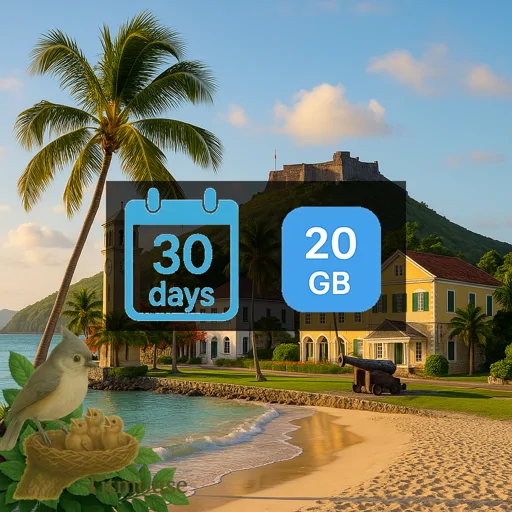 Cayman Islands - 20 GB - 30 days