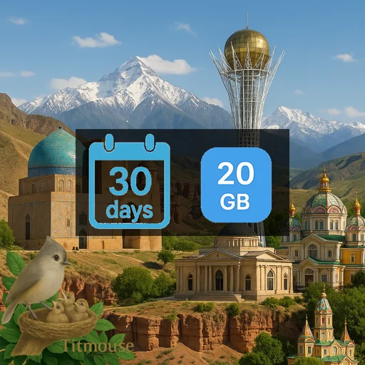 Kazakhstan - 20 GB - 30 Days
