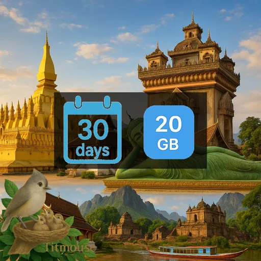 Laos - 20 GB - 30 Days