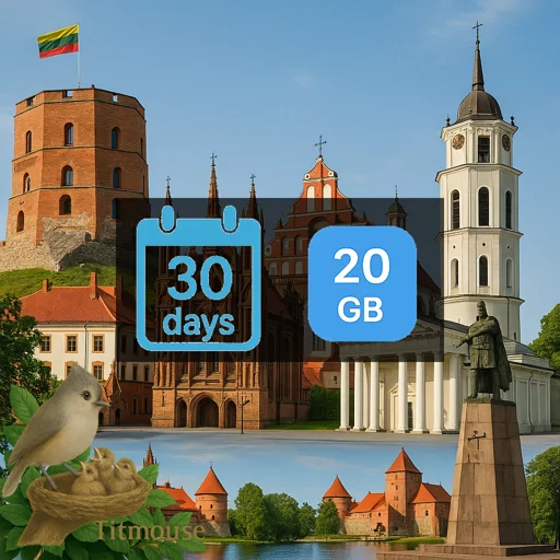Lithuania - 20 GB - 30 Days