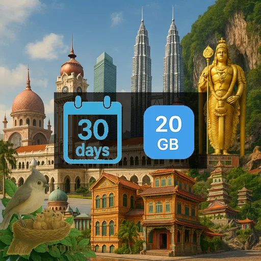 Malaysia - 20 GB - 30 Days