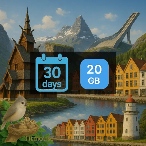 Norway - 20 GB - 30 days