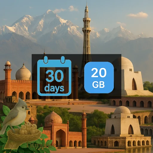 Pakistan - 20 GB - 30 Days