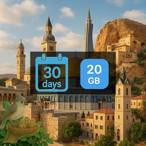 Palestine, State of - 20 GB - 30 Days