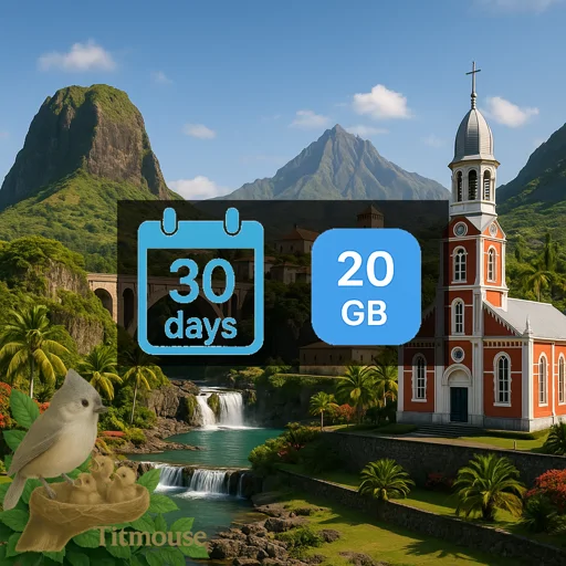 Réunion - 20 GB - 30 Days