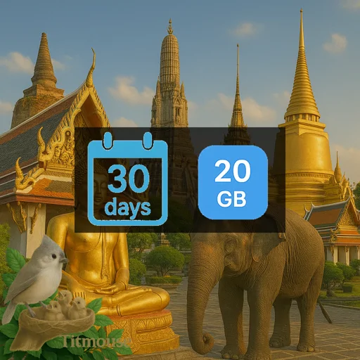 Thailand - 20 GB - 30 Days