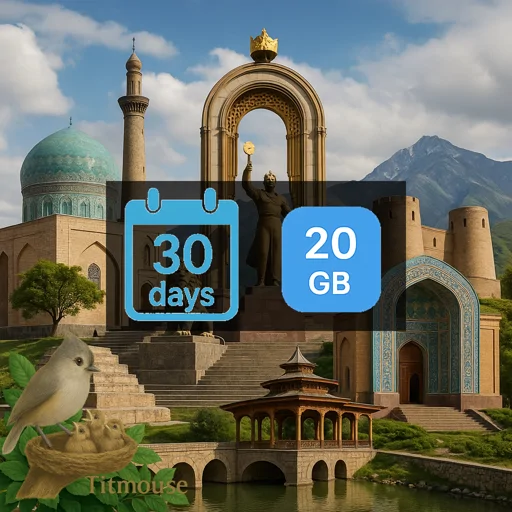 Tajikistan - 20 GB - 30 Days