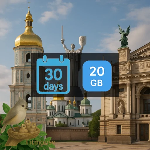 Ukraine - 20 GB - 30 Days