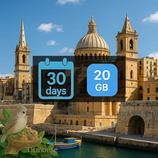 Mayotte - 20 GB - 30 days