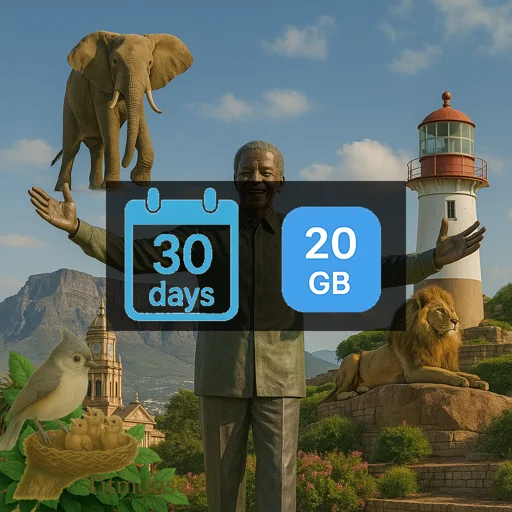 South Africa - 20 GB - 30 days