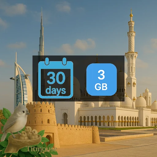 United Arab Emirates - 3 GB - 30 Days