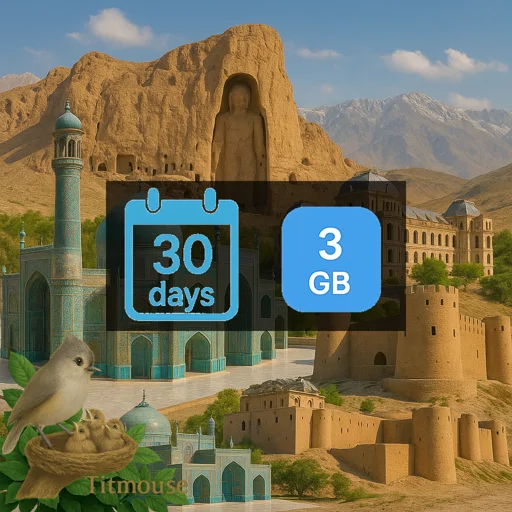 Afghanistan - 3 GB - 30 Days
