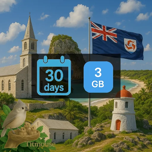 Anguilla - 3 GB - 30 days