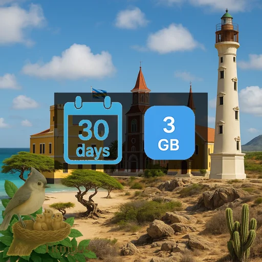 Aruba - 3 GB - 30 days