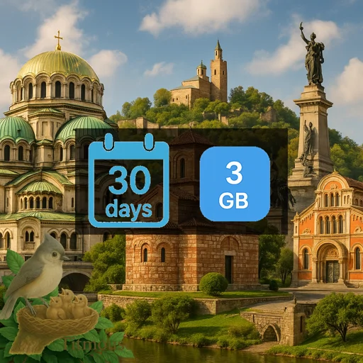Bulgaria - 3 GB - 30 Days