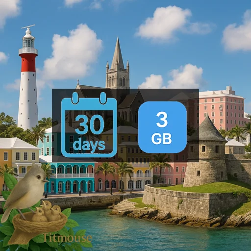 Bermuda - 3 GB - 30 days