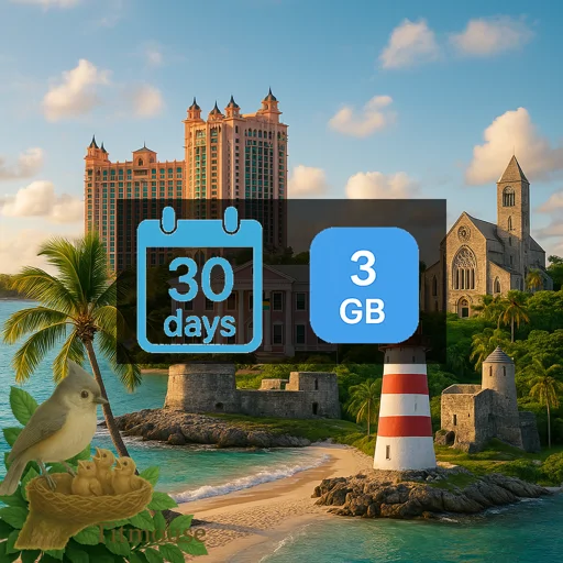 Bahamas - 3 GB - 30 days
