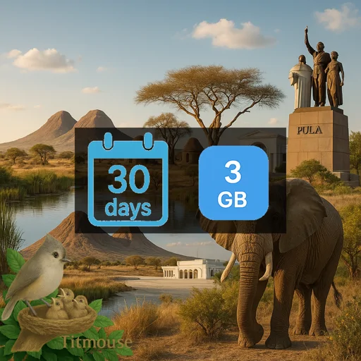 Botswana - 3 GB - 30 days
