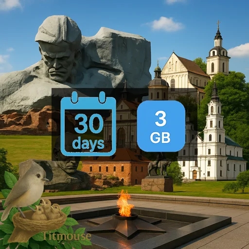 Belarus - 3 GB - 30 Days