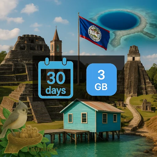 Belize - 3 GB - 30 Days