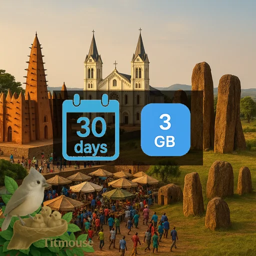 Central African Republic - 3 GB - 30 days