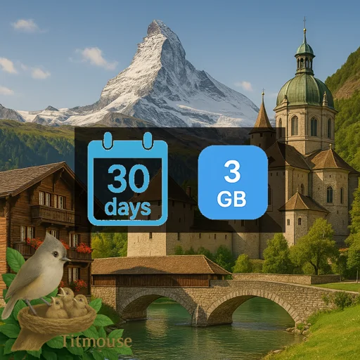 Switzerland - 3 GB - 30 Days