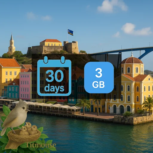 Curaçao - 3 GB - 30 days