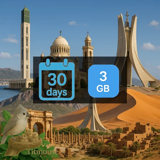 Algeria - 3 GB - 30 Days