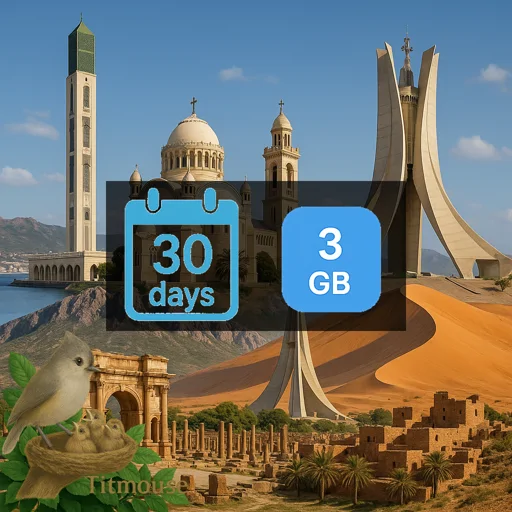 Algeria - 3 GB - 30 Days