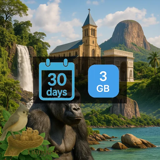 Gabon - 3 GB - 30 Days